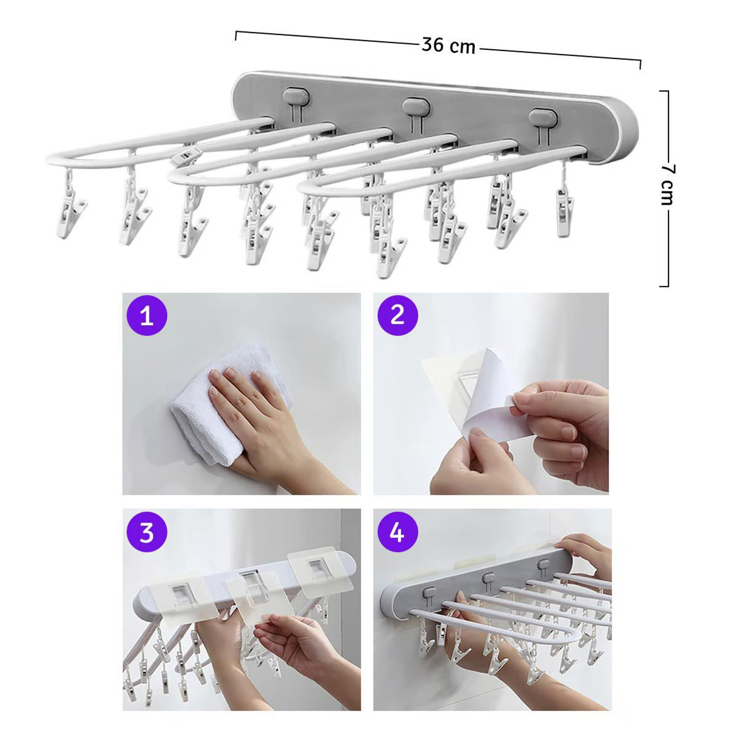 Miniatura 5 de Tendedero Plegable Secar Ropa Interior